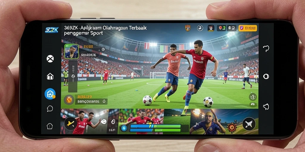 Tampilan gameplay seru di aplikasi 369ZK dengan interaksi olahraga.
