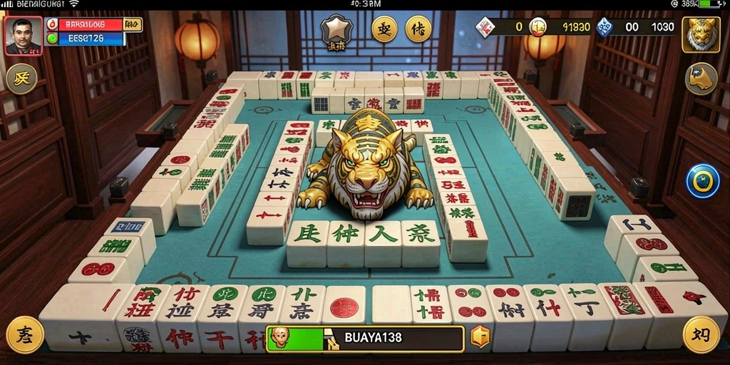 Tampilan gameplay dari BUAYA138 yang menegangkan dan seru.