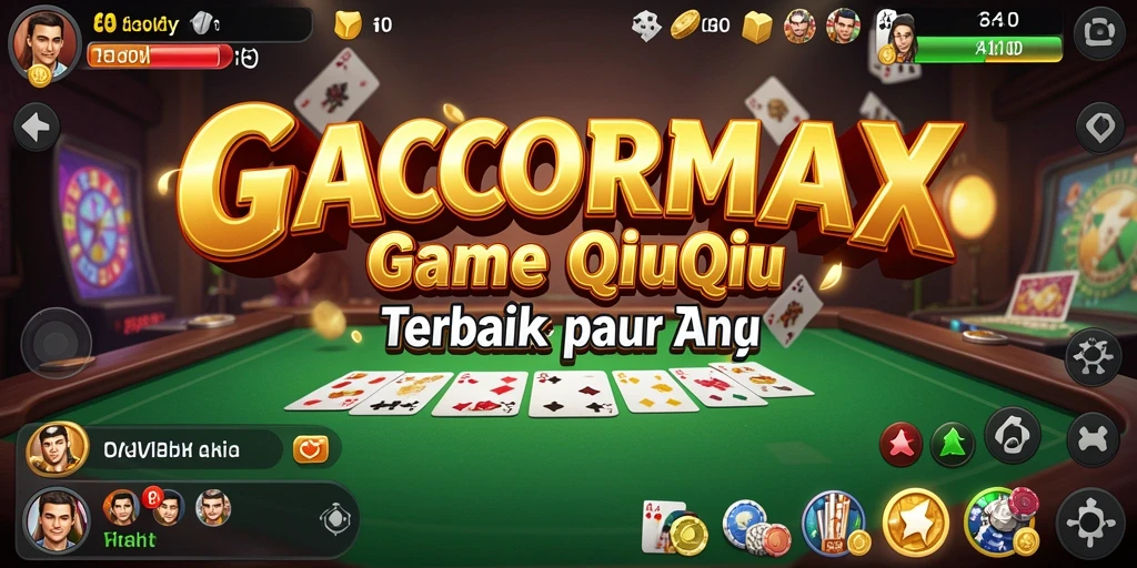 Tampilan gameplay QiuQiu yang seru dan kompetitif di GACORMAX.