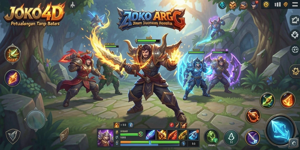 Tampilan gameplay dinamis dan seru di JOKO4D.