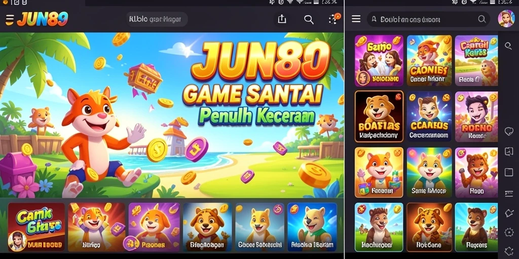 Screenshot gameplay JUN88 menampilkan keseruan dan interaksi sosial.