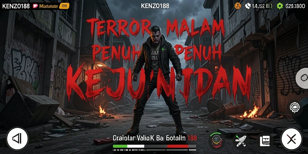 Gameplay KENZO188 yang penuh teror dan ketegangan.