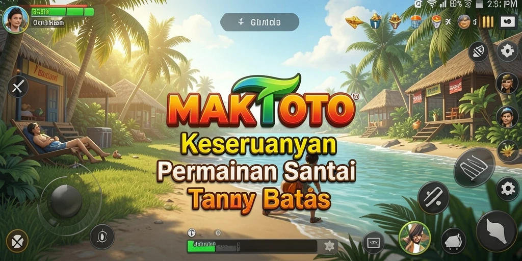 Screenshot gameplay MAKTOTO yang menunjukkan keseruan bermain.