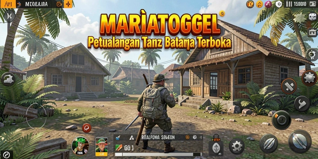 Gameplay MARIATOGEL yang penuh petualangan di dunia terbuka.