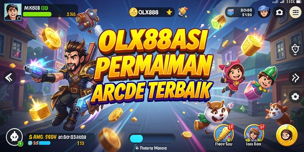 Tampilan gameplay menarik dari OLX888 dengan aksi seru.