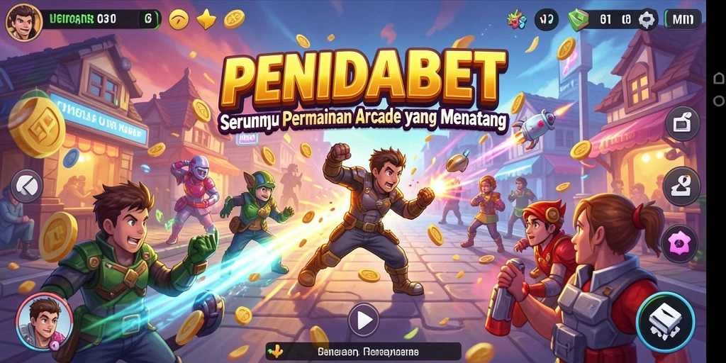Tampilan gameplay seru dan menantang dari PENIDABET.