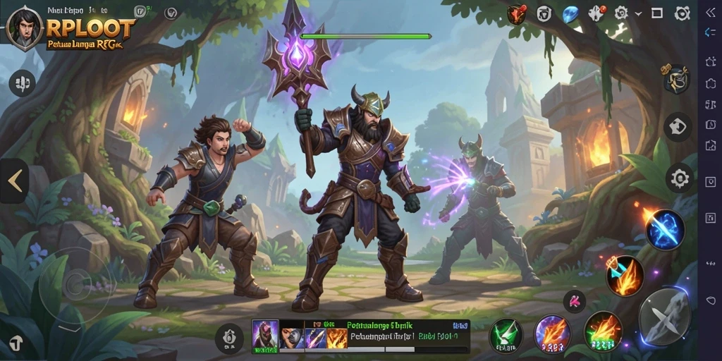 Gameplay seru dan petualangan mendalam dalam RPLOOT.