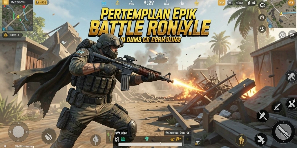 Gameplay seru di WA369 dalam pertempuran Battle Royale.