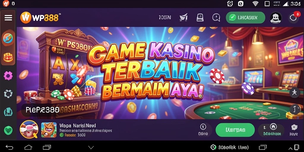 Gameplay WP888 menampilkan pengalaman Kasino yang mengesankan dan menghibur.